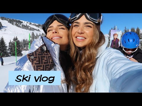 Видео: Мой второй раз катаюсь на лыжах | Видеоблог 85