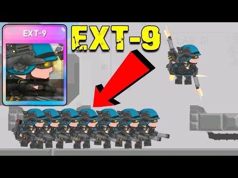 Видео: Толпа EXT-9 против самой сильной базы! Clone Armies 2D Games