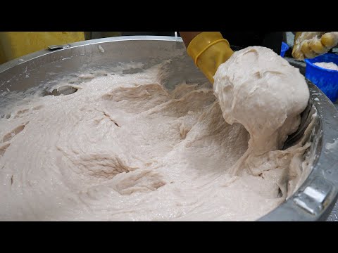 Видео: Рыбные шарики, жареный рыбный пирог - тайваньская продовольственная фабрика