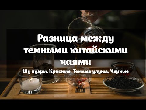 Видео: Китайские темные чаи. В чем разница и как их отличать? Шу пуэры, красные, темные улуны и черные.