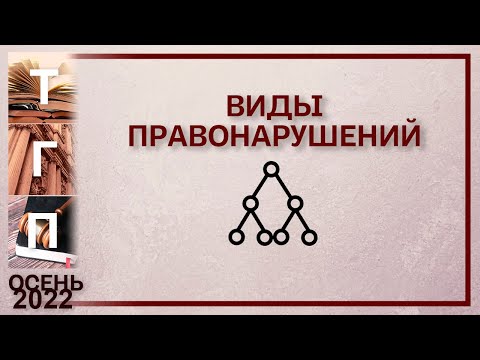 Видео: Виды правонарушений