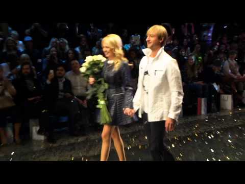 Видео: ODRI  2/11/2014 Евгений Плющенко , Яна Рудковская и их сын Александр Плющенко