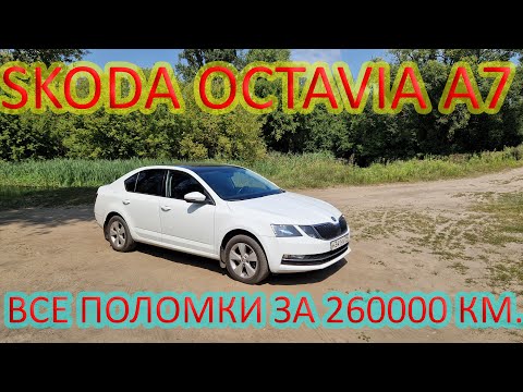 Видео: Skoda Octavia A7 пробег 260 тыс км, все поломки, отзыв владельца