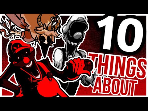 Видео: 10 фактов о безумии Марио! [2] (Friday Night Funkin' Mod Facts)