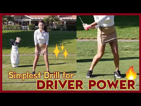 Видео: Поворот бедра и сила удара: невероятно простое упражнение | Гольф с Эми