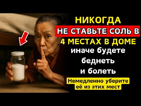 Видео: Где нельзя хранить соль в доме — 4 запретных места, притягивающие беды и болезни! Буддийские учения