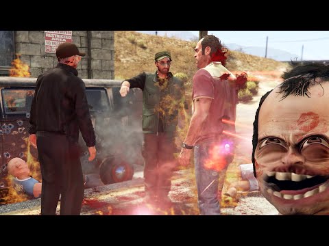Видео: Две самые лёгкие миссии Тревора! В пробке на скорости 9999999! - GTA5