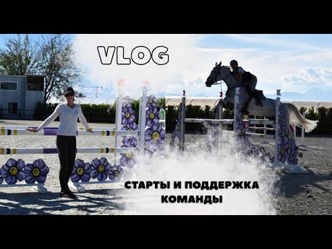 Видео: Влог с конных стартов | поддержка команды и атмосфера соревнований!🐴
