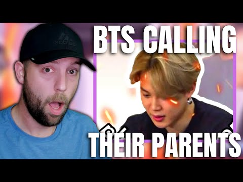 Видео: BTS звонят родителям на камеру РЕАКЦИЯ