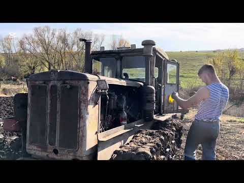 Видео: Трактор т 74 хтз пахота 2025