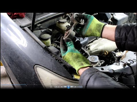 Видео: Замена сайлентблоков верхней подушки двигателя на Toyota Harrier Тойота Харриер 2003 года