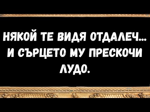 Видео: Някой те видя отдалеч... и сърцето му прескочи лудо