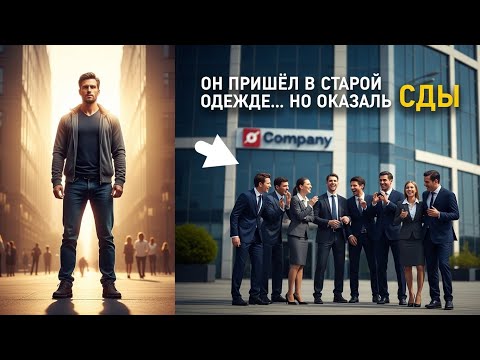 Видео: Его унижали из-за дешёвой одежды не зная что он  настоящий ХОЗЯИН компании