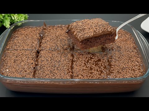 Видео: Шоколадный торт на 8 ложек! Очень просто, просто супер! Тает во рту🤤