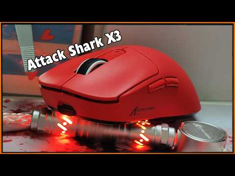 Видео: Хорошая начинка с PAW3395 и ценой дешевле 3к - Attack Shark X3 | РОЗЫГРЫШ #AttackShark #Мышка