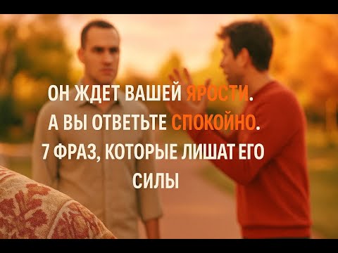 Видео: Нарцисс ждет вашей ярости, а вы ответьте ЭТИМ. 7 фраз, которые лишат его власти навсегда