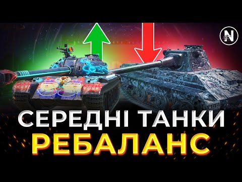 Видео: НЕРФ та АП ВСІХ СЕРЕДНІХ ТАНКІВ у 11.15 + ЗМІНИ У ОБЛАДНАННІ | WoT Blitz