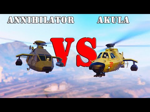 Видео: Annihilator VS Akula. Сравнение Стелс-вертолётов в GTA Online