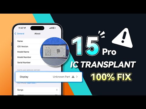 Видео: 100% исправление сообщения «Неизвестная деталь» на iPhone 15 Pro после замены экрана