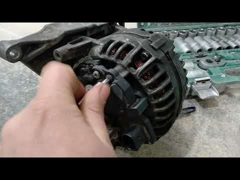 Видео: Ремонт генератора на Фольксваген Туарег 2,5 Дизель 174 л.с
