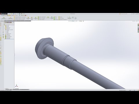 Видео: Solidworks. Урок 9.7 Вид с разрывом (линия разрыва) - создание чертежа