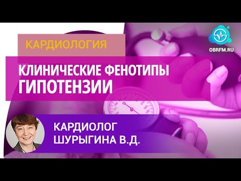 Видео: Кардиолог Шурыгина В.Д.:  Клинические фенотипы гипотензии