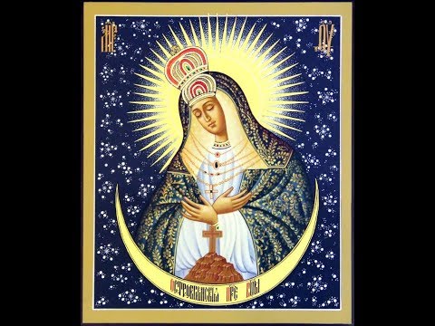 Видео: Акафист Божией Матери перед иконой "Остробрамская Виленская" 08.01; 27.04