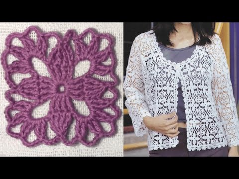 Видео: Мотив для жакета