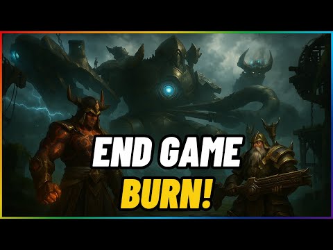 Видео: Стратегия «Burn» в конце игры против Меггакрута — более 700 млн урона! Лучшая команда в DragonHei...