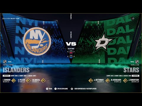 Видео: NHL 25 Первый тур регулярный чемпионат NEW YORK Islanders - DALLAS Stars