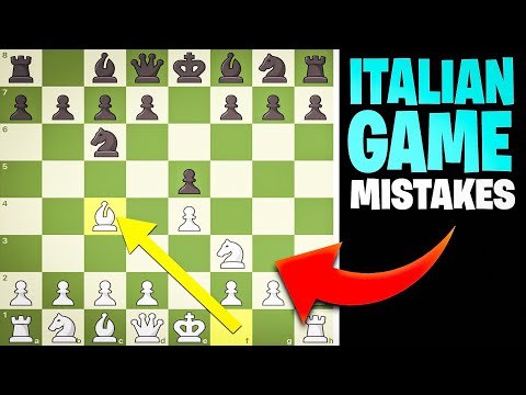 Видео: Распространенные ошибки в итальянской игре