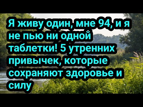 Видео: Я живу один, мне 94, и я не пью ни одной таблетки!5 утренних привычек, которые сохраняют здоровье ..