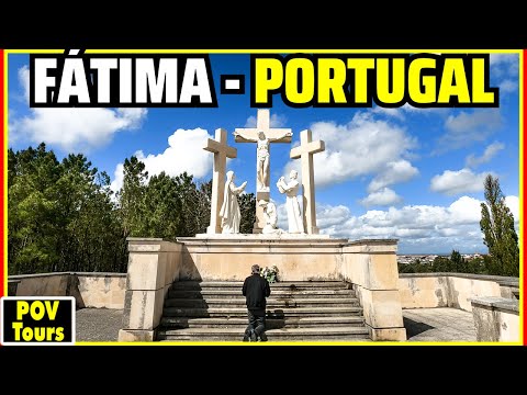 Видео: Фатима, Португалия: пройти Крестным путем на Пасху