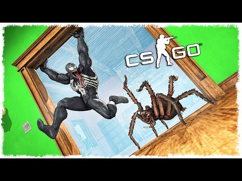 Видео: ВЕНОМ ИСПУГАЛСЯ МАЛЕНЬКОГО ПАУЧКА!!! УГАРНЫЙ МАНЬЯК В  CS:GO!!!