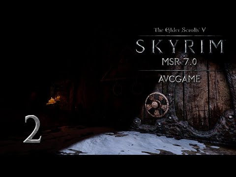 Видео: Прохождение The Elder Scrolls V: Skyrim (MSR 7.0) #2 - Катакомбы под Вайтраном