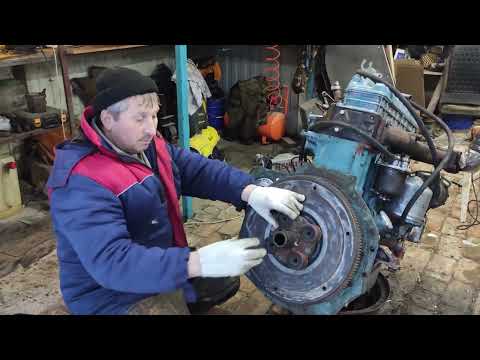 Видео: SAMPO ROSENLEW 500 Установил Двигатель Д-240// Первый пуск