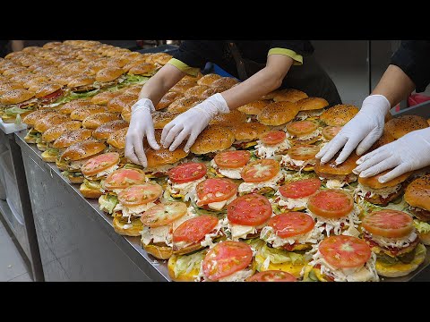 Видео: Интересный домашний гамбургер из 130 шт.