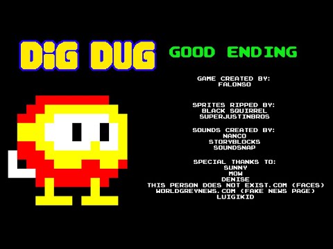 Видео: ПРОШЁЛ DIG DUG.EXE НА ХОРОШУЮ КОНЦОВКУ