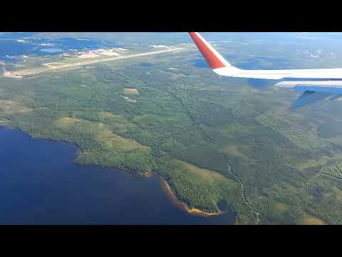 Видео: Взлет в Мурманске А321 Aeroflot/Takeoff from Murmansk A321 Aeroflot