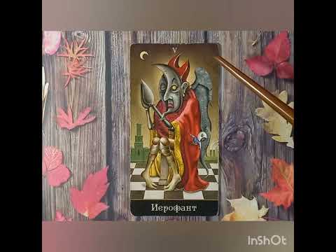 Видео: Для начинающих. Видеоурок по колоде "Таро безумной луны".Старший аркан Иерофант