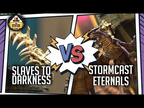 Видео: Stormcast Eternals vs Slaves to Darkness | Репорт | Age of Sigmar | 2000 pts