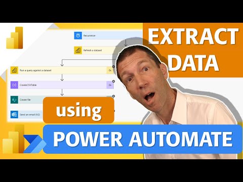 Видео: Извлекайте данные и показатели Power BI с помощью Power Automate