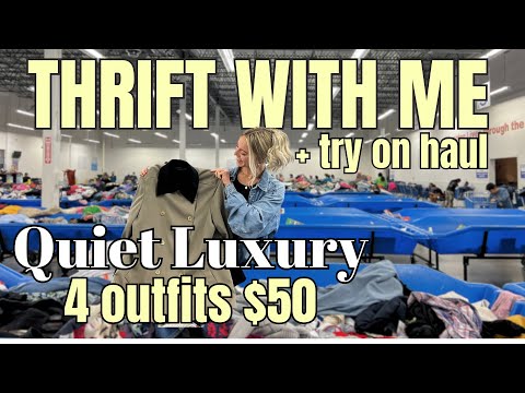 Видео: Thrift With Me: тихие роскошные зимние наряды | Бюджет $50 + примерка