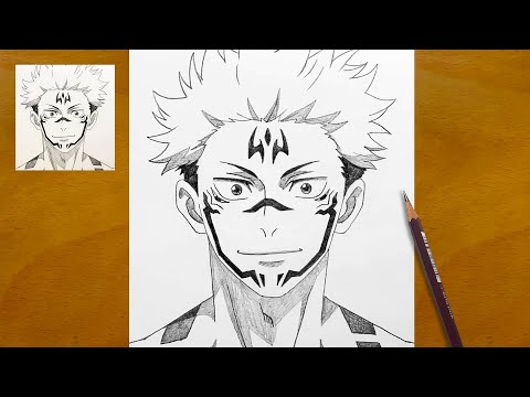Видео: Как нарисовать Рёмен Сукуна шаг за шагом || Урок рисования дзюдзюцу кайсэн