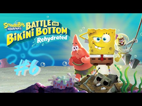 Видео: Spongebob Squarepants Battle For Bikini Bottom Rehydrated {Серия 6}  Морские Пещеры Лагуны Гу