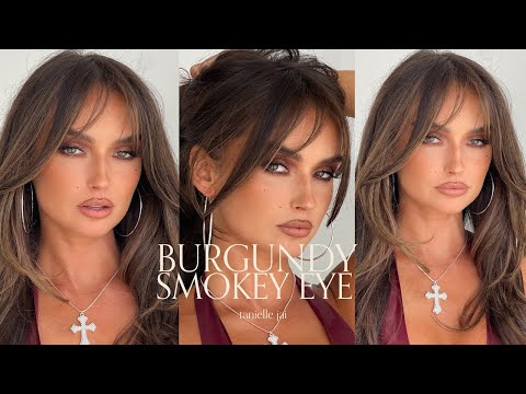Видео: Урок по созданию бордового дымчатого макияжа глаз