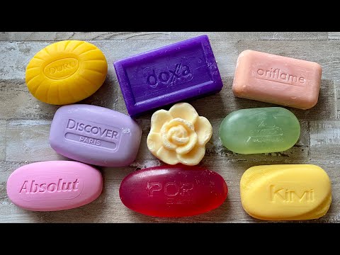 Видео: ASMR Soap cutting | Soap Carving|Резка мыла  | ASMR