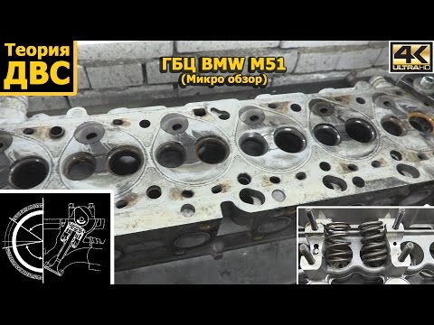 Видео: Теория ДВС: ГБЦ BMW M51 (Микро обзор)