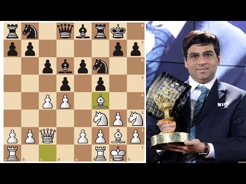 Видео: Одна из лучших партий Виши Ананда за всю карьеру! Шахматы