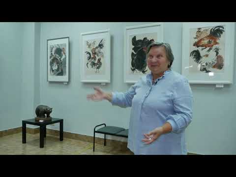 Видео: Выставка «Райский сад». Рассказывает художник-анималист Маковеева
